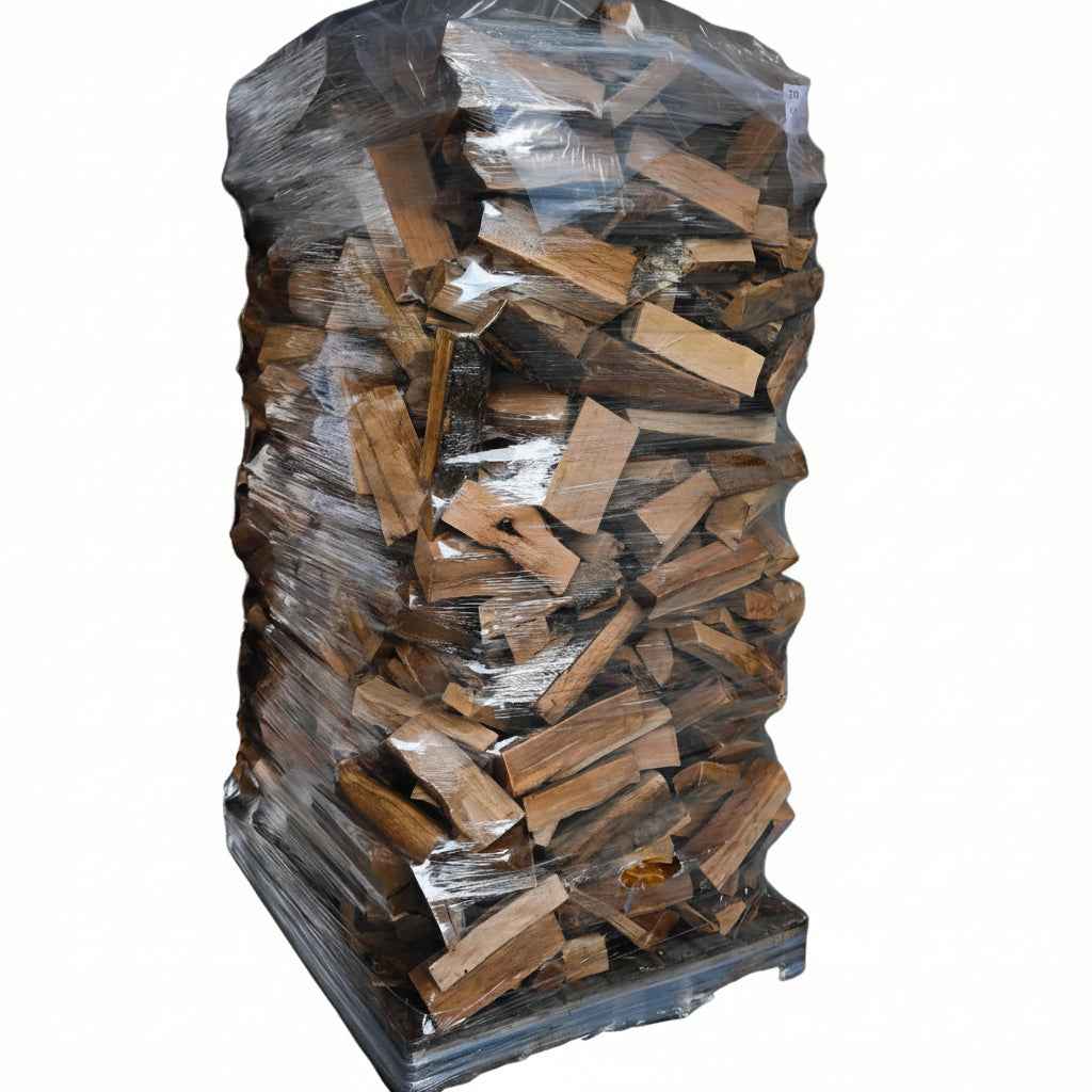 Bois de chauffage en hêtre extra sec de Briand combustibles, 2,25 stères, prêt à brûler, pile de bois bien dimensionnée.